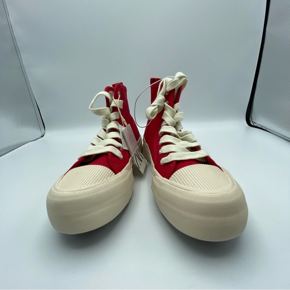 NWT. Zara Kids Red High-Top Sneakers. Size 2,5. - Picture 11 of 13